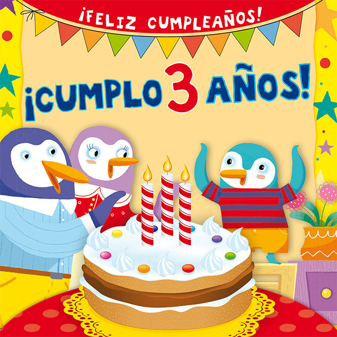 ¡Cumplo 3 años!, de D'ACHILLE, SILVIA | portada del libro