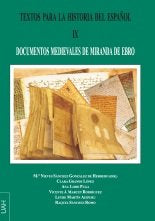 Textos para la Historia del Español IX:Documentos medievales de Miranda de Ebro, de Varios autores | portada del libro