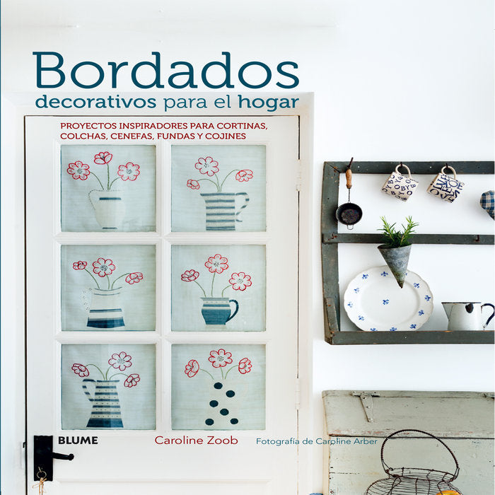 BORDADOS DECORATIVOS PARA EL HOGAR, de Zoob | portada del libro