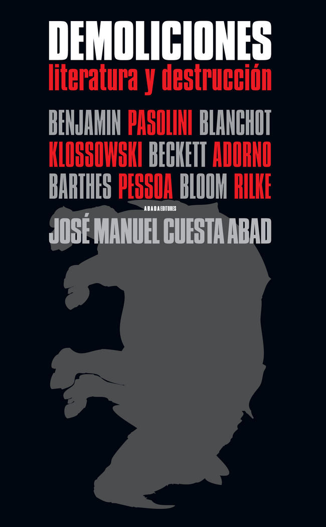 Demoliciones, de Cuesta Abad, José Manuel | portada del libro