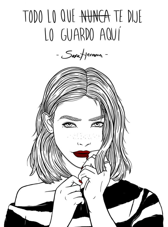 Todo lo que nunca te dije lo guardo aquí, de Herranz, Sara | portada del libro