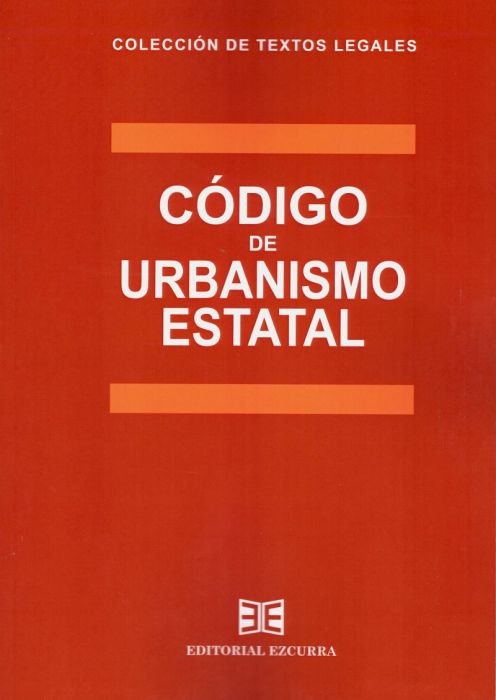 CODIGO DE URBANISMO ESTATAL 2020, de EZCURRA | portada del libro