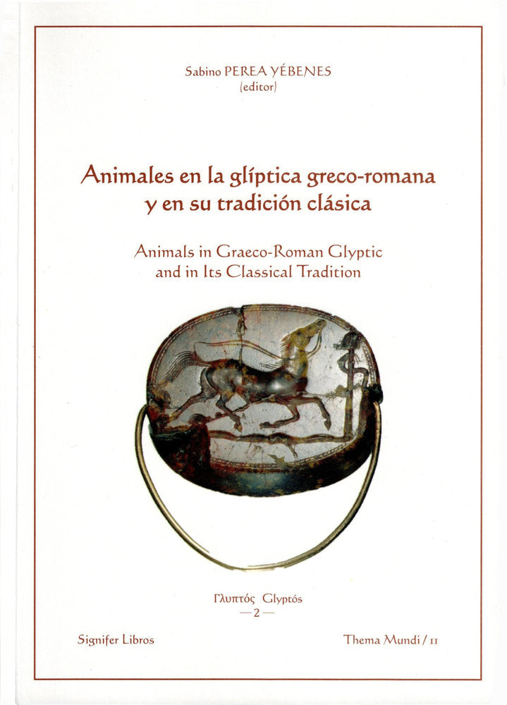 ANIMALES EN LA GLIPTICA GRECO ROMANA Y EN | portada del libro