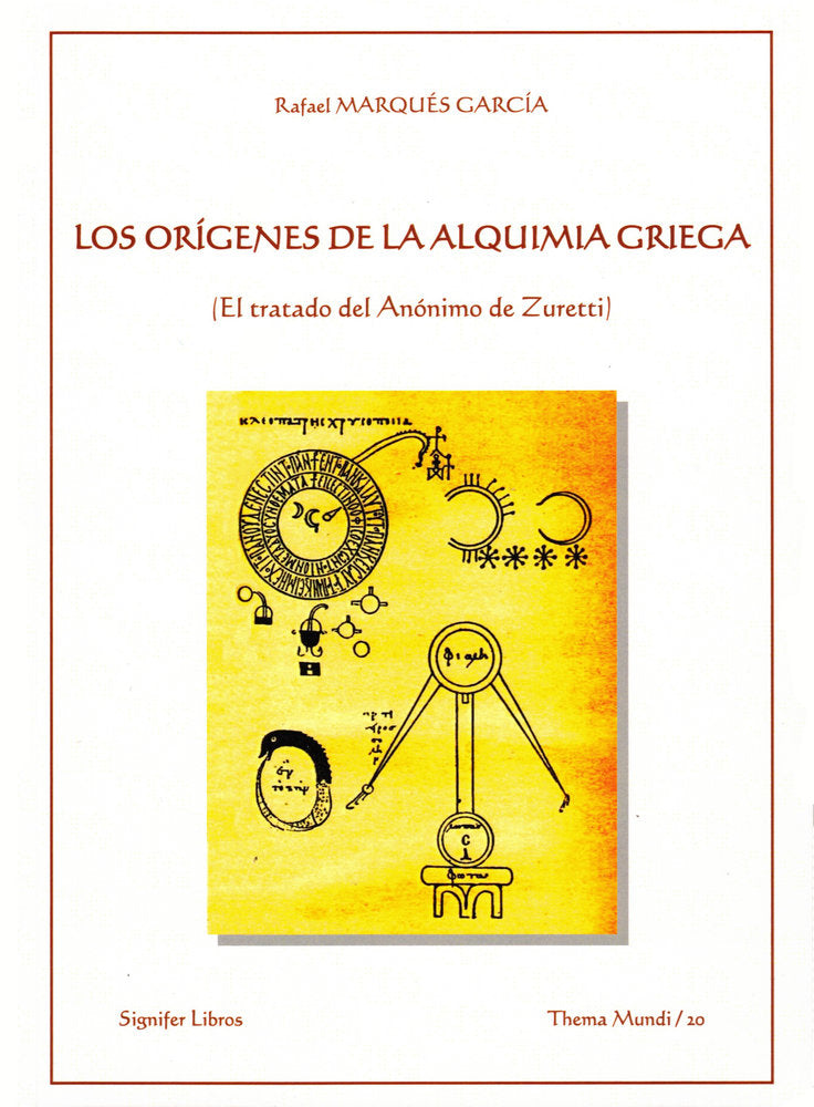 LOS ORIGENES DE LA ALQUIMIA GRIEGA, de Marqués García, Rafael | portada del libro