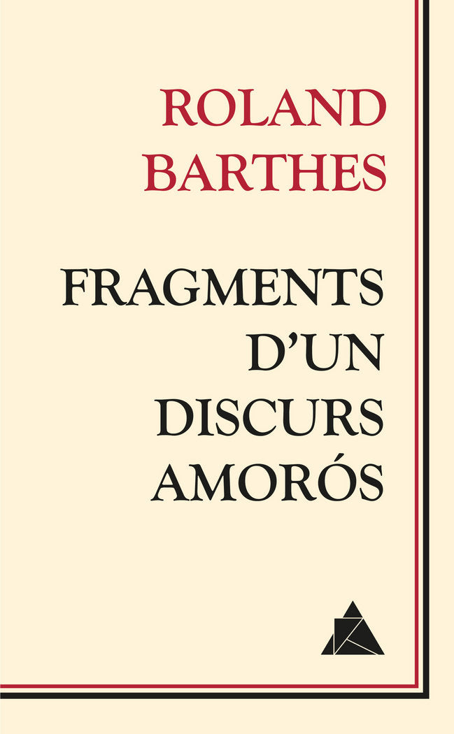 Fragments d'un discurs amorós, de Barthes, Roland | portada del libro
