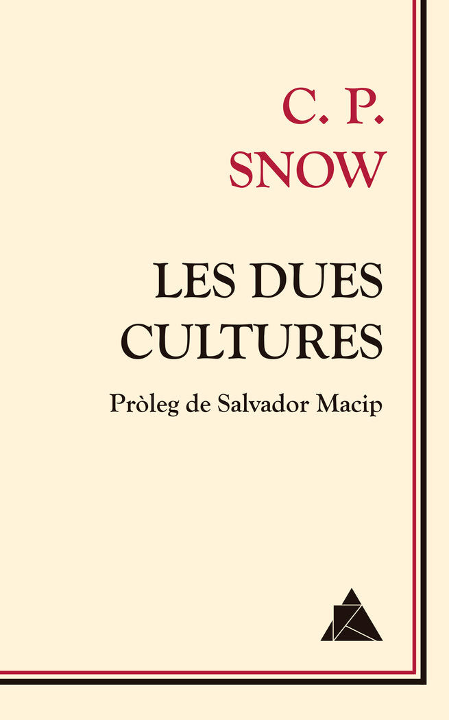 Les dues cultures, de Snow, C. P. | portada del libro
