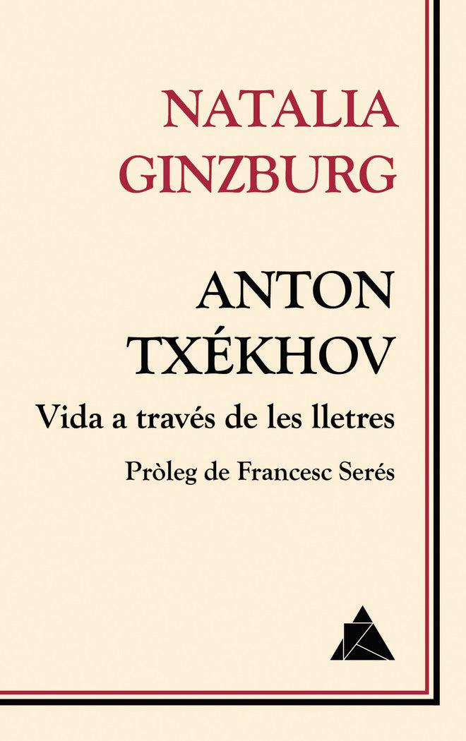 Anton Txékhov. Vida a través de les lletres, de Ginzburg, Natalia | portada del libro