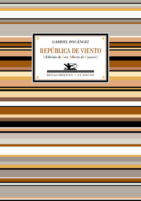 República de viento, de Bocángel, Gabriel | portada del libro