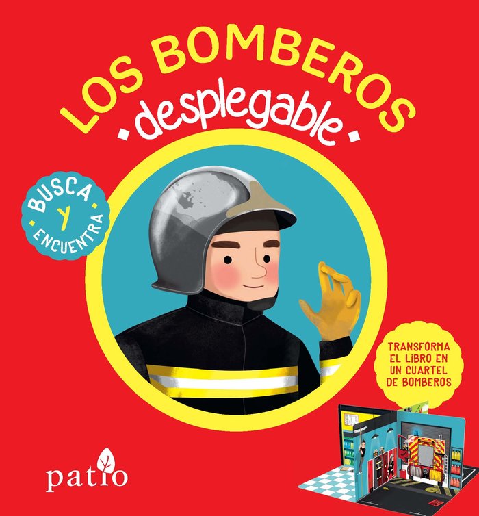 Los bomberos desplegable, de Brunellière | portada del libro