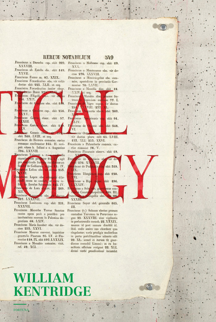 William Kentridge. Fortuna | portada del libro