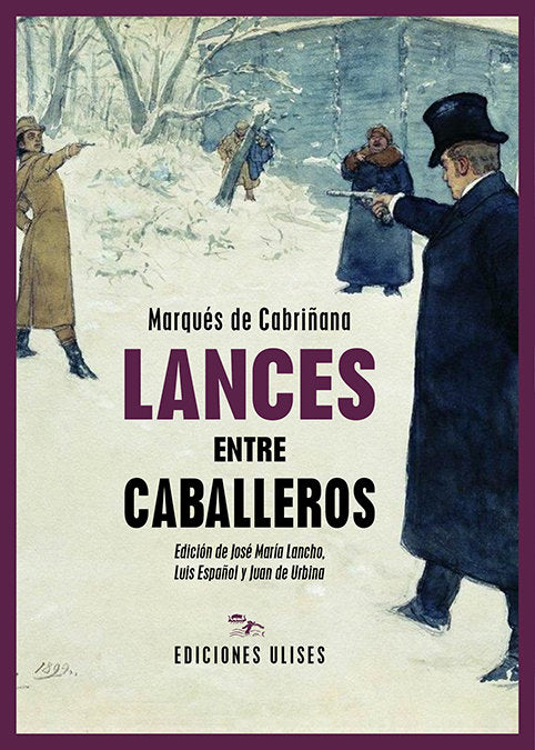Lances entre caballeros, de Cabriñana, Marqués de | portada del libro