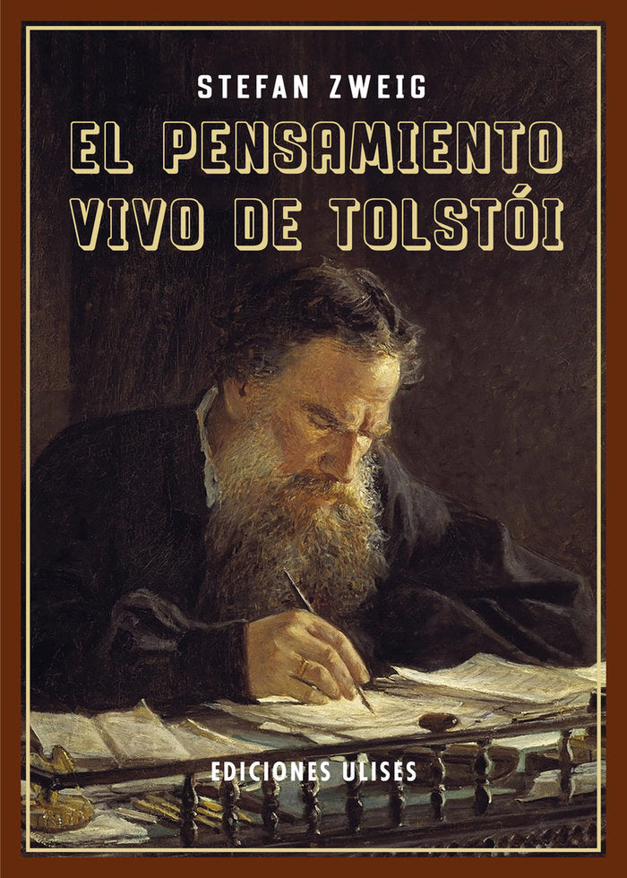 EL PENSAMIENTO VIVO DE TOLSTOI, de ZWEIG, STEFAN | portada del libro