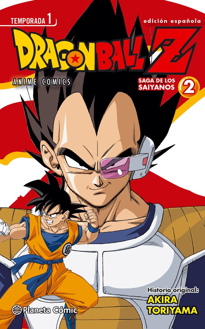 Dragon Ball Z Anime Series Saiyanos nº 02/05, de Toriyama, Akira | portada del libro
