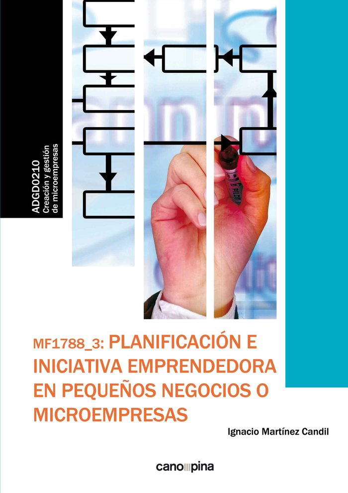 MF1788 Planificación e iniciativa emprendedora en pequeños negocios o microempresas, de Martínez Candil, Ignacio | portada de