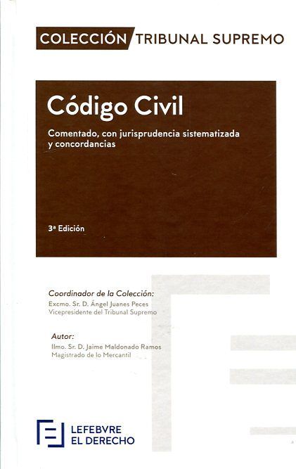 Código Civil, de MALDONADO RAMOS | portada del libro