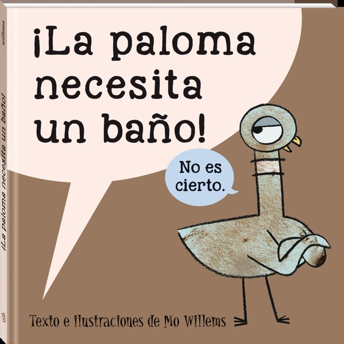 La paloma necesita un baño, de Willems, Mo | portada del libro