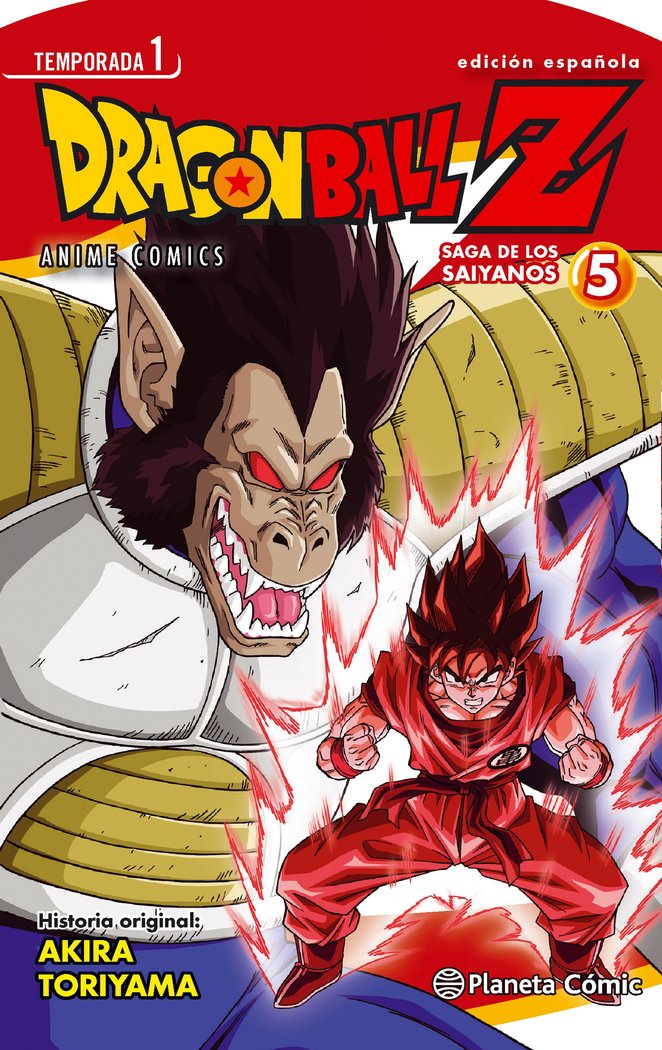 Dragon Ball Z Anime Series Saiyanos nº 05/05, de Toriyama, Akira | portada del libro