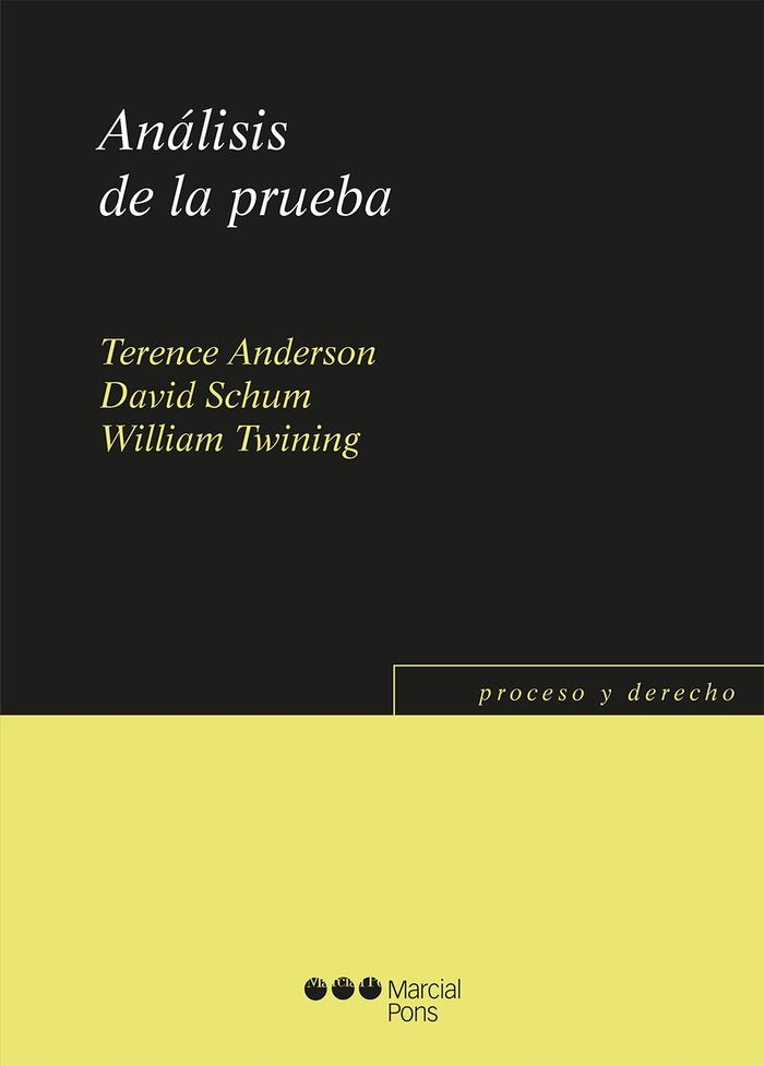 Análisis de la prueba, de Anderson, Terence | portada del libro