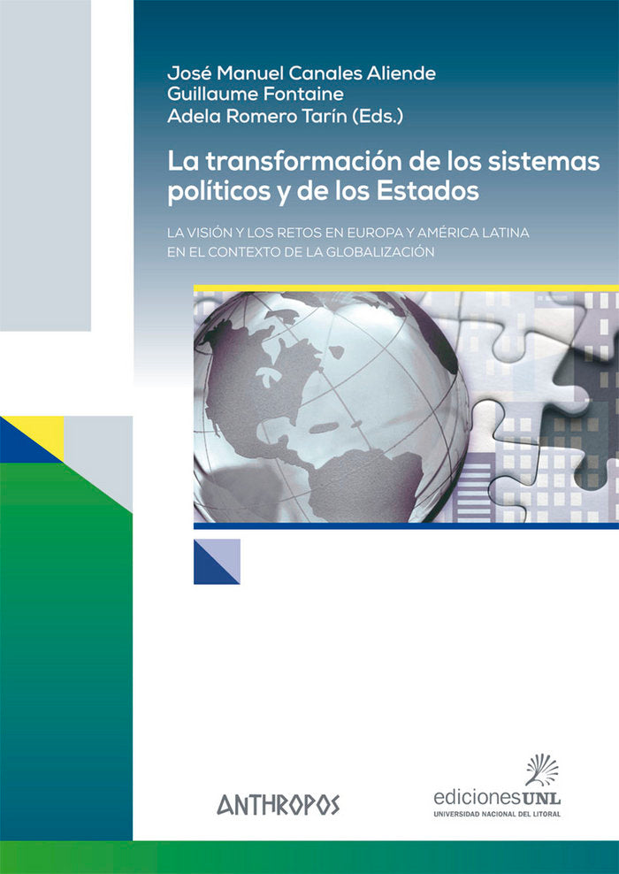 La transformación de los sistemas políticos y de los Estados, de CANALES | portada del libro