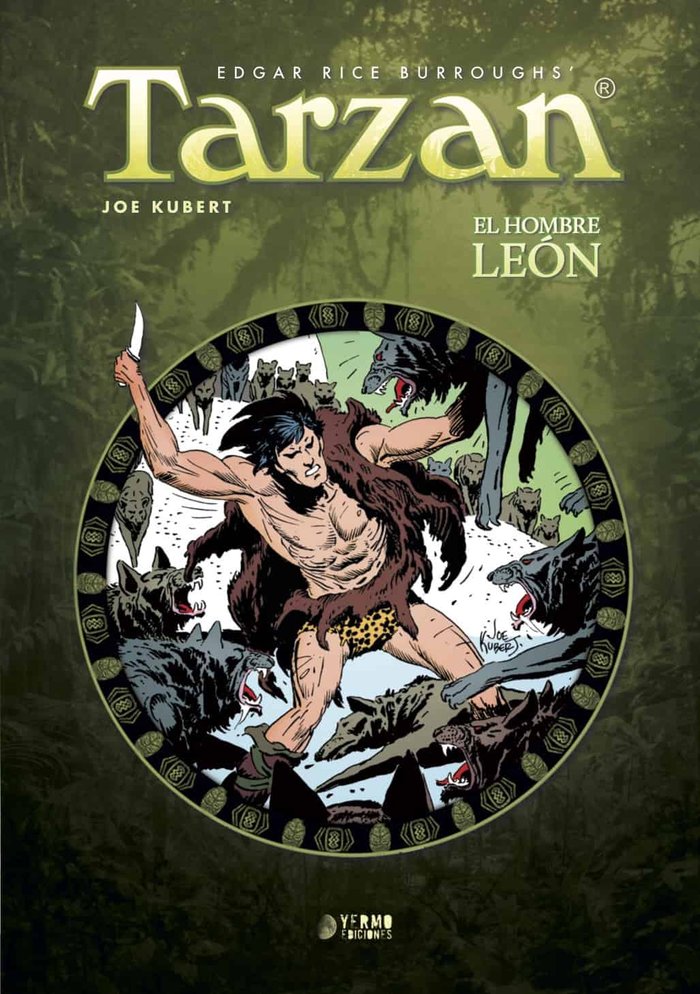 Tarzan: el hombre león, de KUBERT, JOE | portada del libro