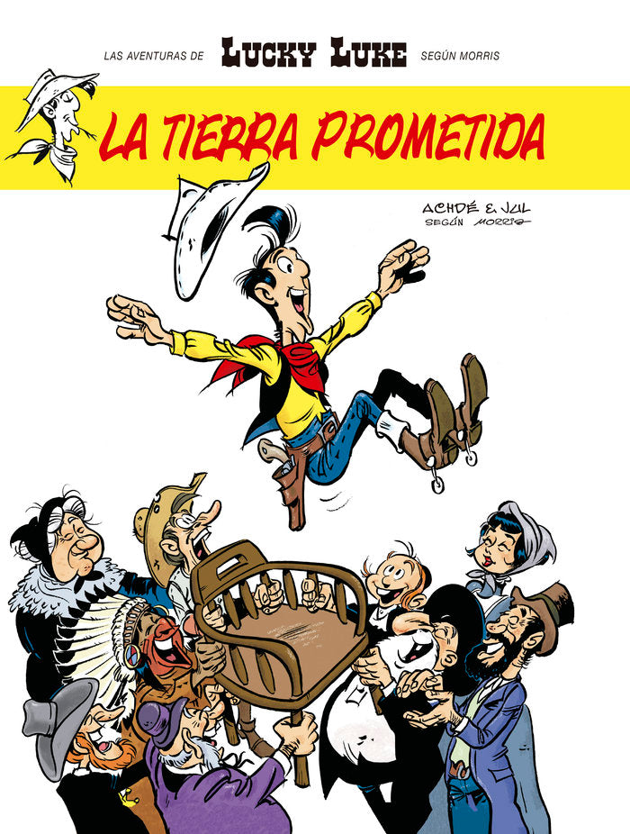 Lucky Luke. La tierra prometida, de Achdé | portada del libro