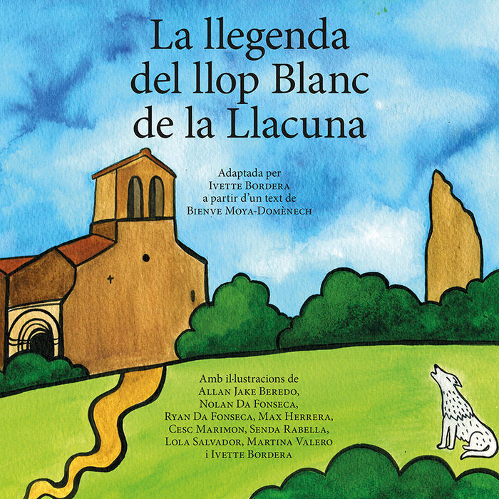 La llegenda del llop Blanc de la Llacuna | portada del libro