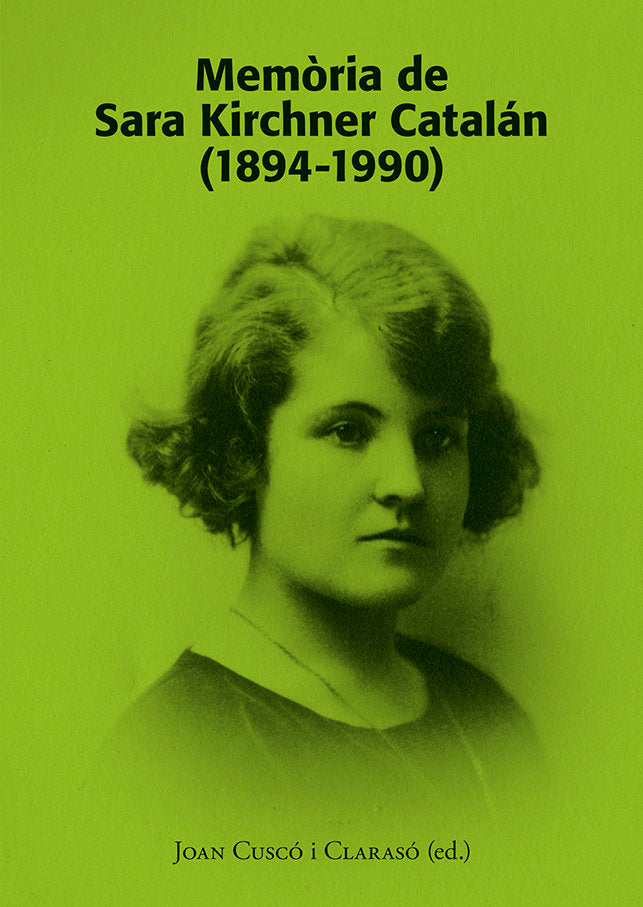 MEMORIA DE SARA KIRCHNER CATALAN 1894 1990 | portada del libro