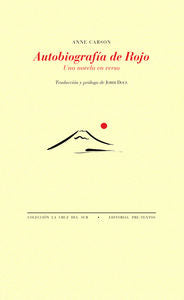 AUTOBIOGRAFÍA DE ROJO, de CARSON | portada del libro
