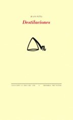 DESTILACIONES, de Juan Peña | portada del libro