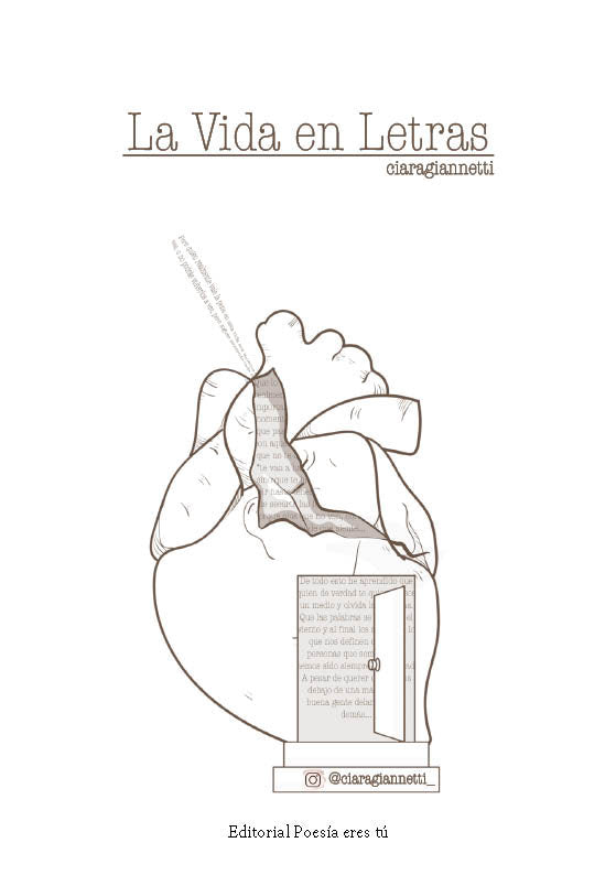 La vida en letras, de Giannetti, Ciara | portada del libro