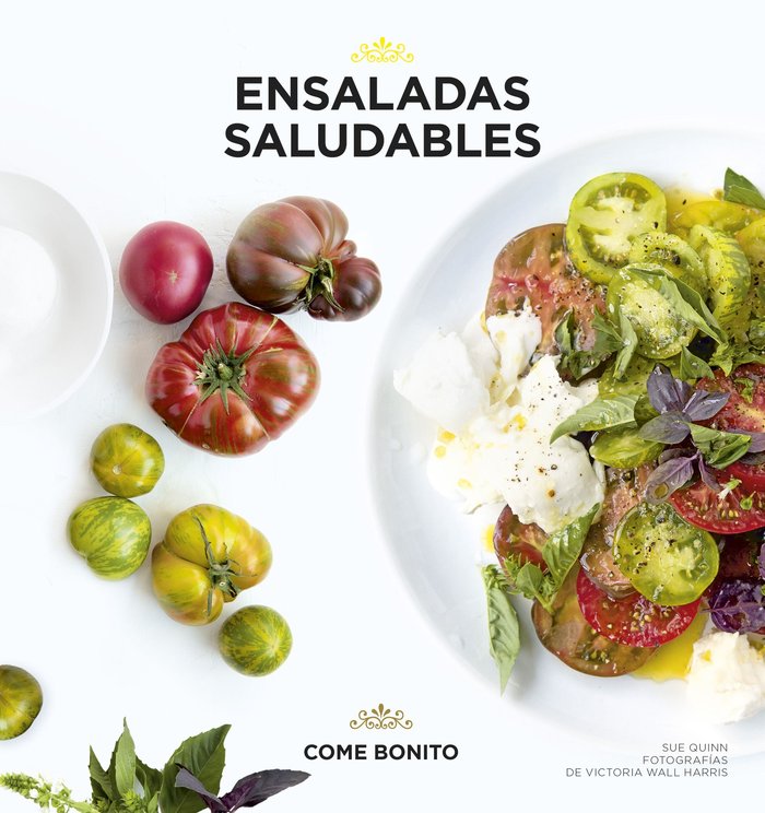Ensaladas saludables, de Quinn, Sue | portada del libro