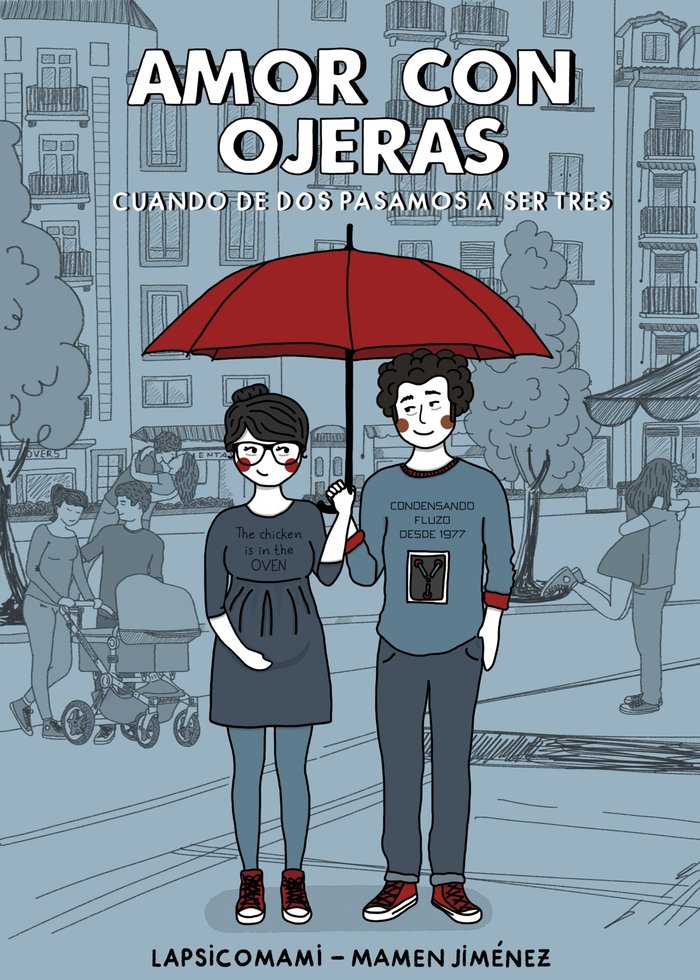 Amor con ojeras, de Jiménez Lapsicomami, Mamen | portada del libro