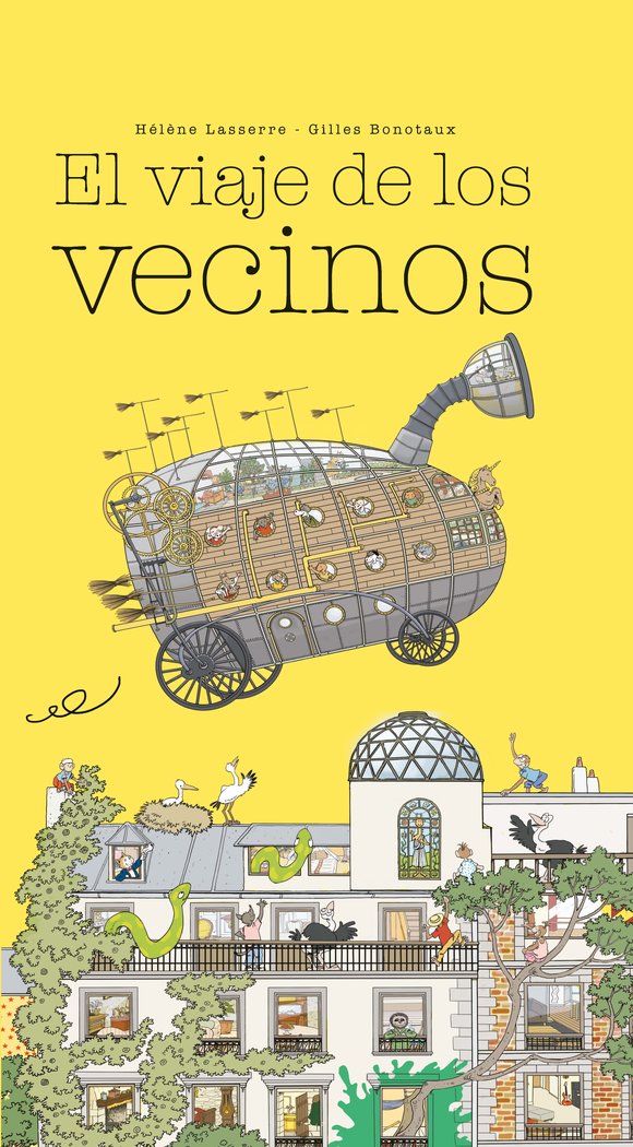 Los vecinos se van de viaje, de Lasserre, Hélène | portada del libro