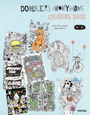 Doodlers Anonymous. Coloring book, de Doodlers Anonymous | portada del libro