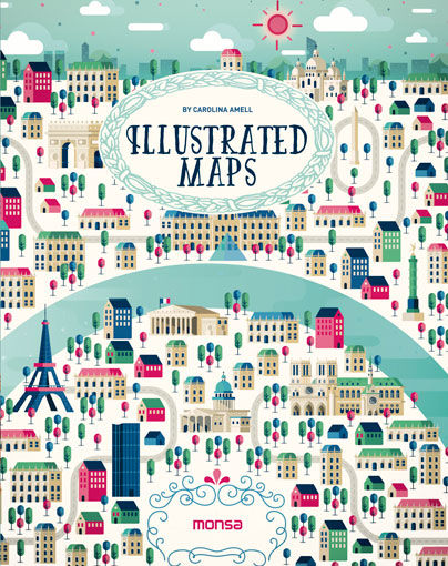 Illustrated Maps, de Instituto Monsa de Ediciones, S.A. | portada del libro