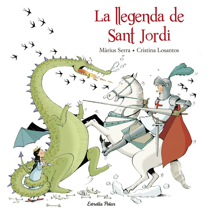 La llegenda de Sant Jordi, de Serra. | portada del libro