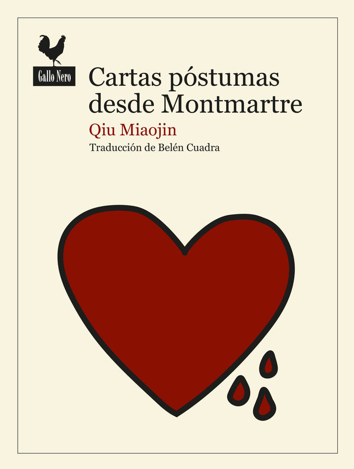 Cartas póstumas desde Montmartre, de Miaojin, Qiu | portada del libro