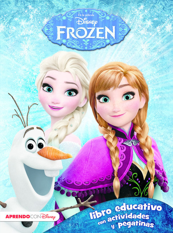 Frozen (Libro educativo Disney con actividades y pegatinas), de Disney | portada del libro