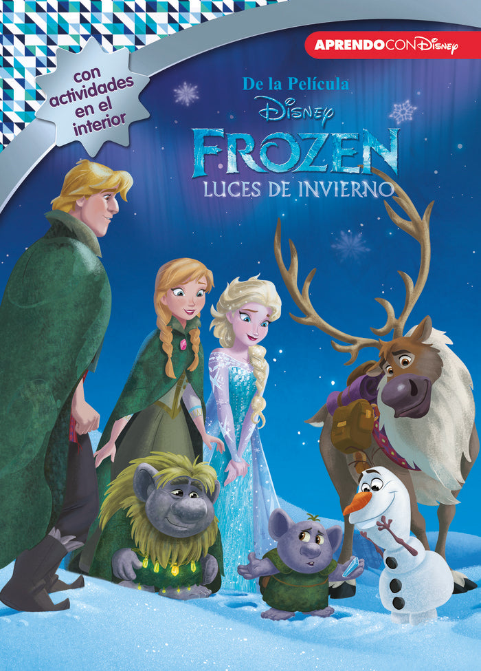 Frozen. Luces de invierno (Leo, juego y aprendo con Disney), de Disney, | portada del libro