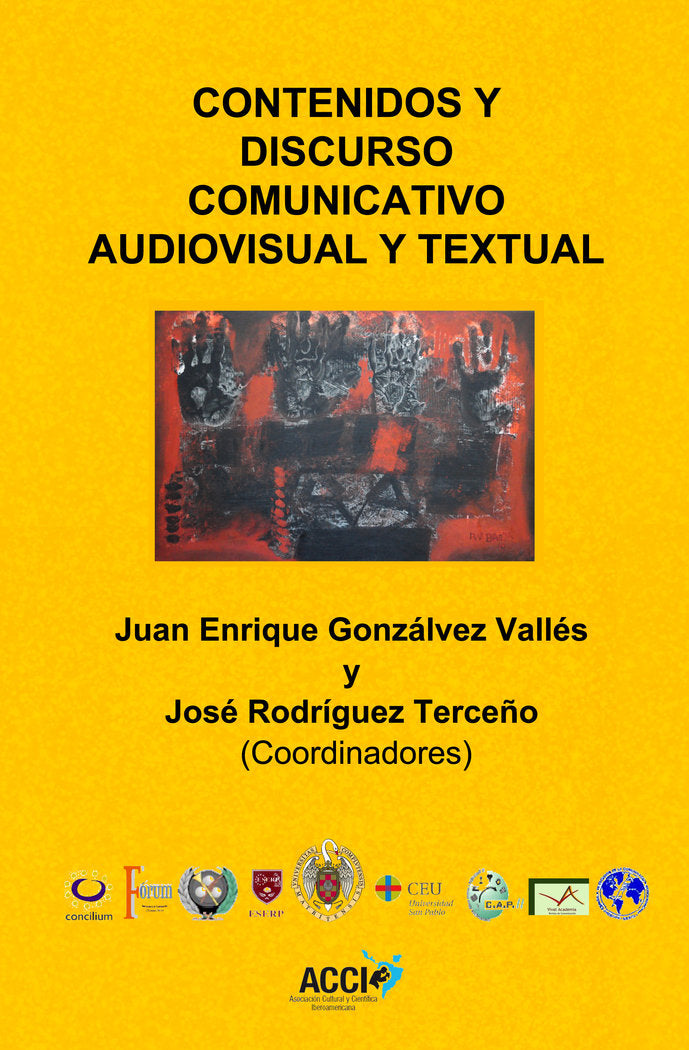 Contenidos y discurso comunicativo audiovisual y textual | portada del libro