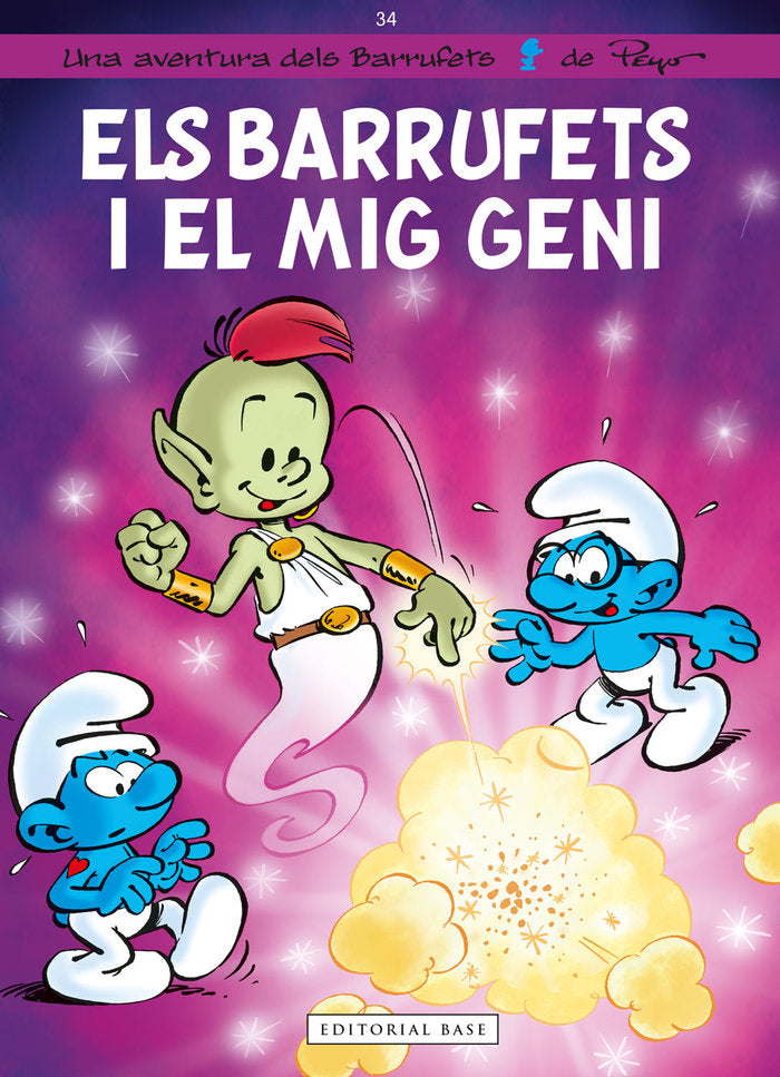 Els Barrufets i el mig geni, de Culliford, Thierry | portada del libro