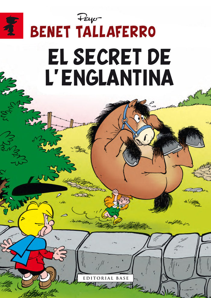 El secret de l'Englantina, de Peyo | portada del libro