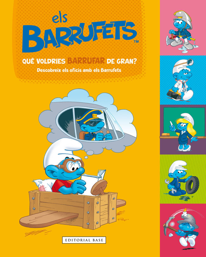 Els Barrufets. Que voldries Barrufar de gran?, de PEYO | portada del libro