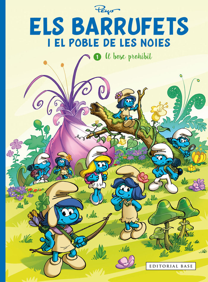 Els Barrufets i el poble de les noies. 1. El bosc prohibit, de Díaz Vizoso, Miguel | portada del libro