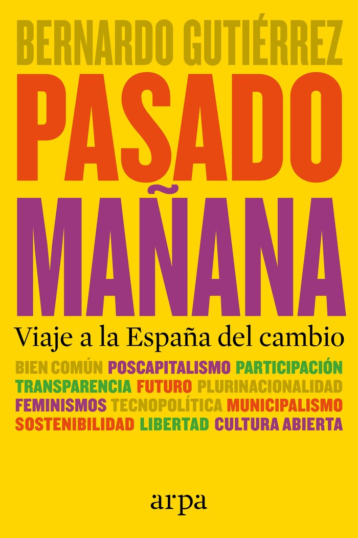 Pasado mañana, de Gutiérrez González, Bernardo | portada del libro