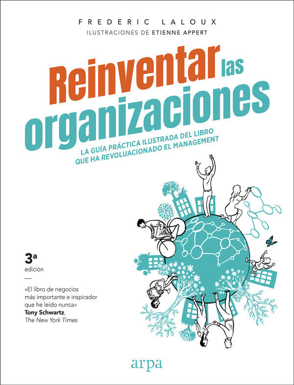Reinventar las organizaciones (Guía práctica ilustrada), de Laloux, Frederic | portada del libro