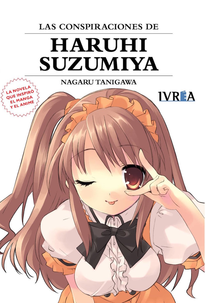 Las conspiraciones de Haruhi Suzumiya, de Nagaru Tanigawa | portada del libro