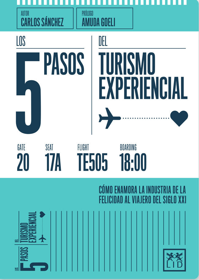 Los 5 pasos del turismo experiencial, de Sánchez Corrales | portada del libro