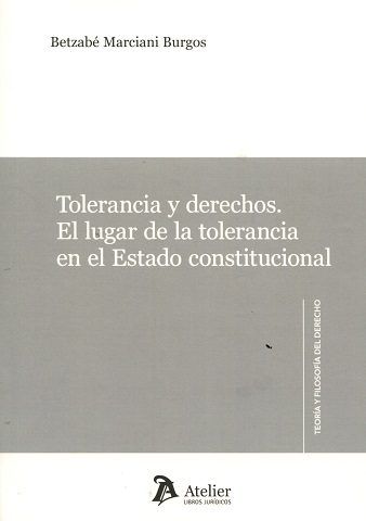 TOLERANCIA Y DERECHOS, de Marciani Burgos | portada del libro