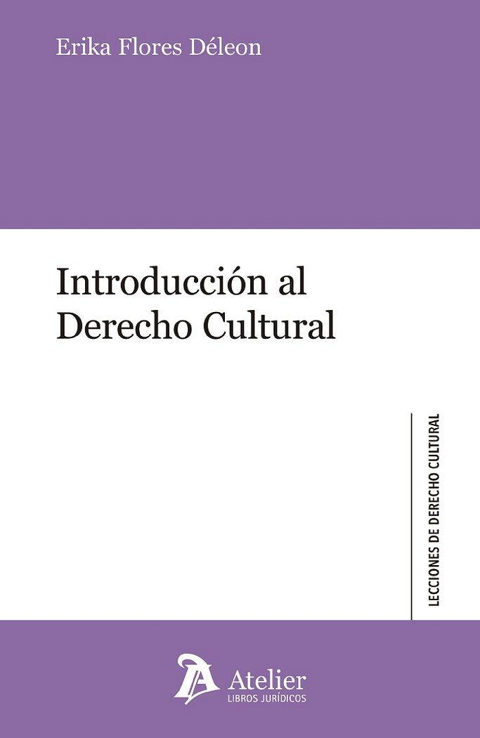Introducción al derecho cultural., de Flores Deleon | portada del libro